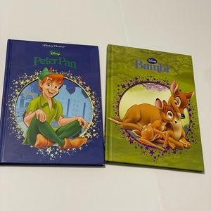 Bundle of 2 Disney's (Disney Classics), Peter Pan Bambi  Like New